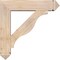 Ekena Millwork Funston Arts and Crafts Smooth Bracket w/ Offset Brace, Douglas Fir, 7 1/2"W x 32"D x 32"H BKT0806X32X32FST03SDF - alternate 2